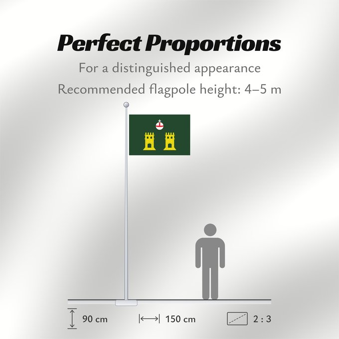 Flag Proportions: Torrebesses Representación de la bandera de Torrebesses Representació de la bandera de Torrebesses