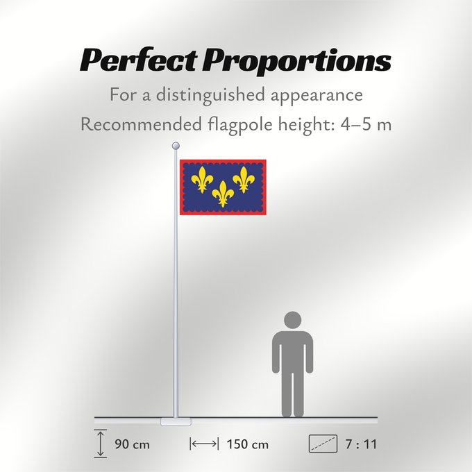 Flag Proportions: Berry Region Berry in France Région Berry en France Banniel proviñs kozh Berry, e Bro-C hall