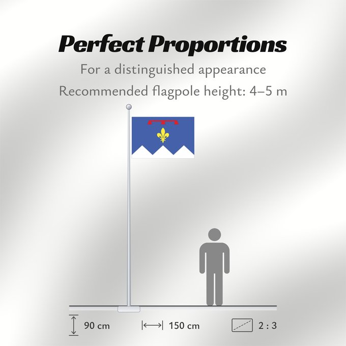 Flag Proportions: Fr département Alpes-de-Haute-Provence Alpes-de-Haute-Provence Département des Alpes-de-Haute-Provence