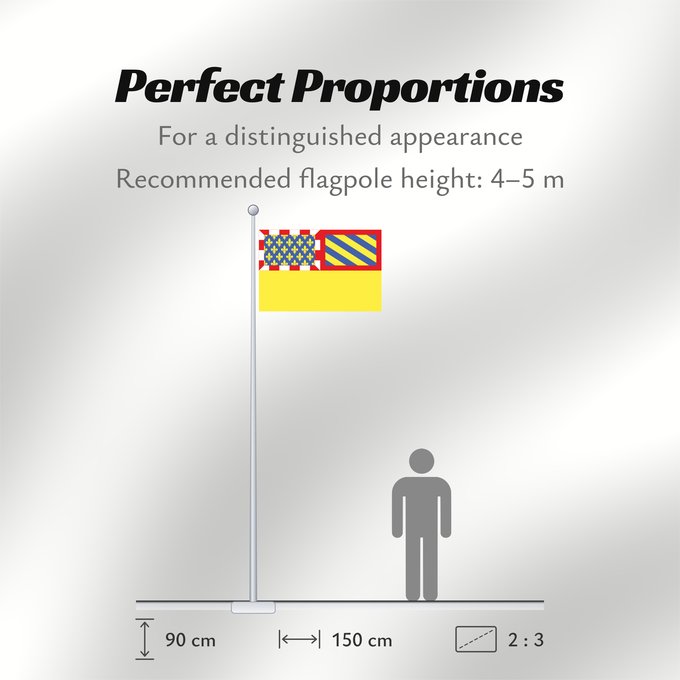 Flag Proportions: Non-officiel fr département Côte-d Or Côte-d Or Département de la Côte-d Or Côte-d or Département Côte-d'Or (inoffiziell) Dipartimento della Côte-d'Or (non ufficiale)