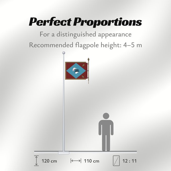 Flag Proportions: Fanion Corniche brutionne
