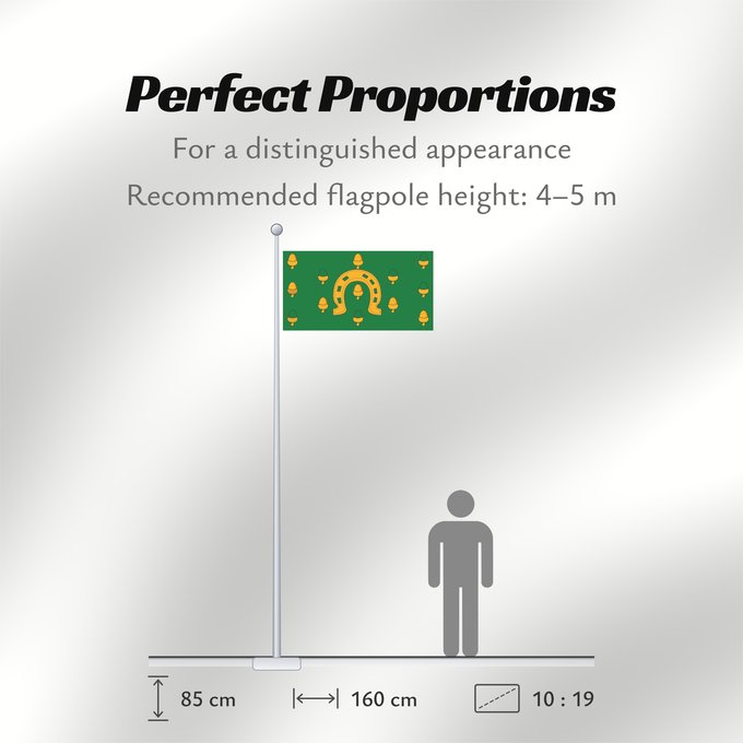 Flag Proportions: Rutland  older colours	Rutland	comté de Rutland