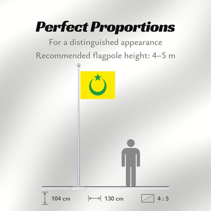 Flag Proportions: Pontianak Sultanate Sultanat de Pontianak Sultanato de Pontianak Pontianak Sultanat Sultanato di Pontianak Sultanaat Pontianak Kesultanan Pontianak Gendéra Kasultanan Pontianak Bandéra Kasultanan Pontianak