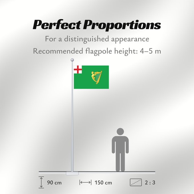 Flag Proportions: Green Ensign 1701