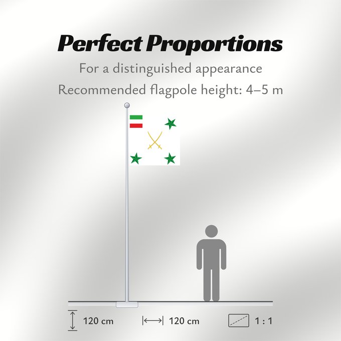 Flag Proportions: Persian Army Corps General	Général de Corps d'Armée Perse	General de Cuerpo de Ejército Persa	Persischer Armeekorpsgeneral	Generale di Corpo d'Armata Persiano