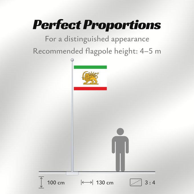 Flag Proportions: Amir Kabir	Persian Flag introduced by Amir Kabir