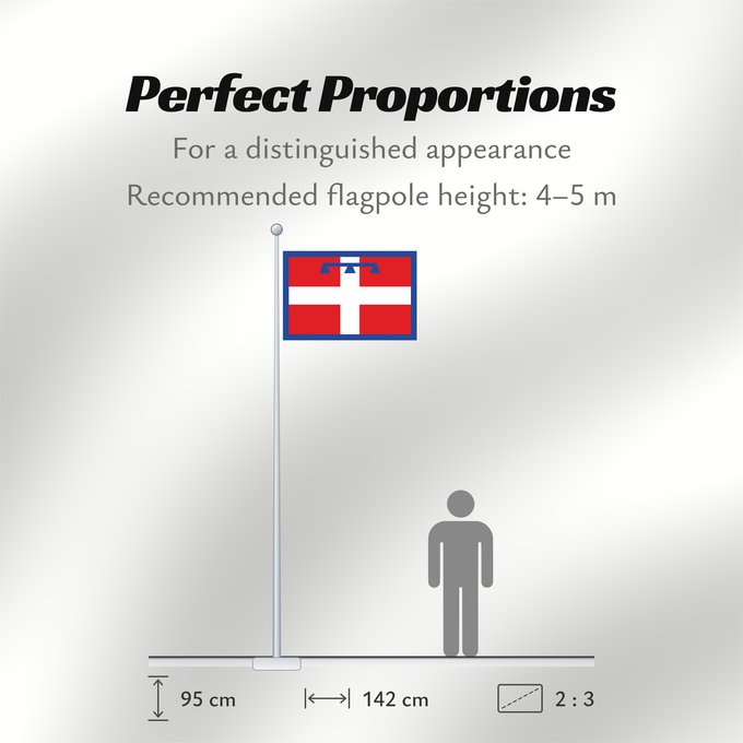 Flag Proportions: Piedmont This W3C-unspecified vector image was created with Inkscape Regione italiana Piemonte