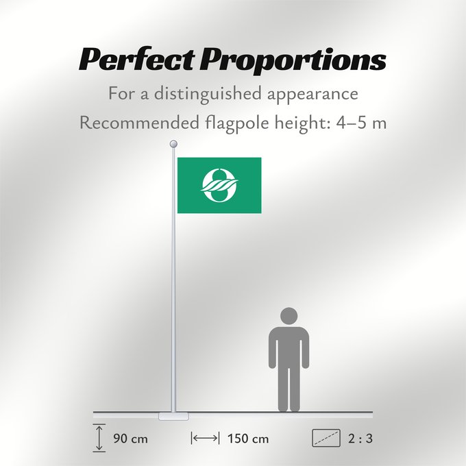 Flag Proportions: Nagahama, Shiga variant Nagahama, Shiga Green background variant Nagahama, Shiga (variante fond vert) Nagahama, Shiga (variante de fondo verde) Nagahama, Shiga (Grüner Hintergrund-Variante) Nagahama, Shiga (variante sfondo verde) 長浜市旗 緑地