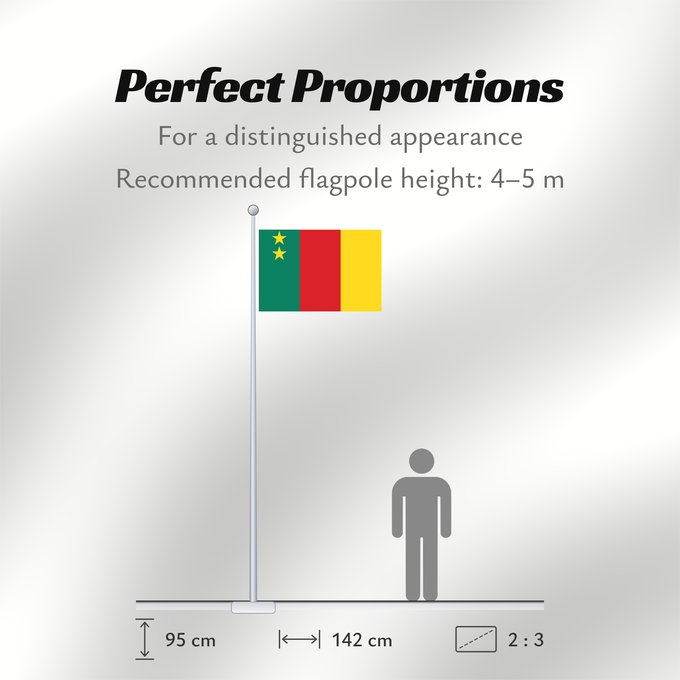 Flag Proportions: Cameroon 1961
