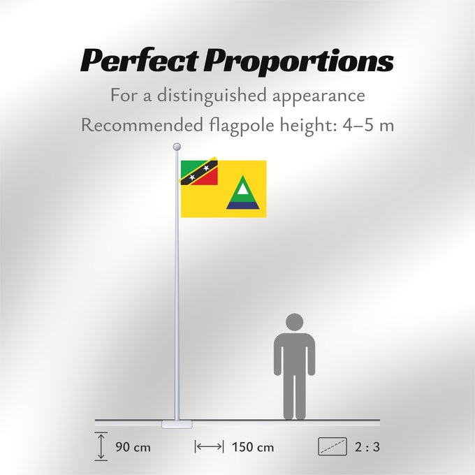 Flag Proportions: Nevis