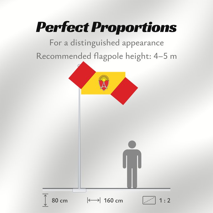 Flag Proportions: Aerodrom Municipality, North Macedonia The old flag of Aerodrom Municipality Aerodrom (jusqu'en 2012) Aerodrom (hasta 2012) Aerodrom (bis 2012) Aerodrom (fino al 2012) Старо знаме на Општина Аеродром