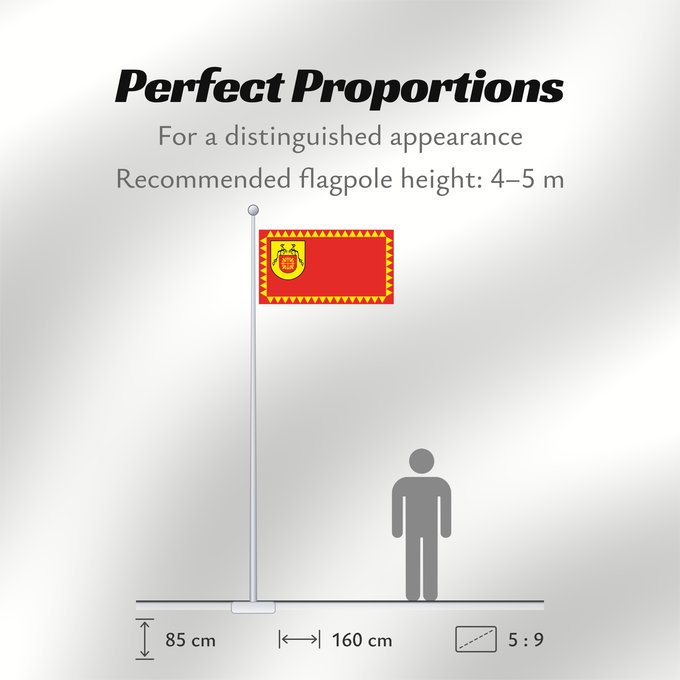 Flag Proportions: Rankovce Municipality	Rankovce Municipality, Macedonia	Municipalité de Rankovce	Municipalidad de Rankovce	Gemeinde Rankovce	Comune di Rankovce	Знаме на Општина Ранковце