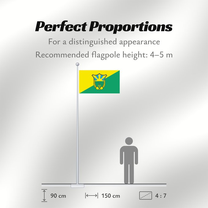 Flag Proportions: Vasilevo Municipality, North Macedonia Vasilevo Municipality, Macedonia Municipalité de Vasilevo Municipio de Vasilevo Gemeinde Vasilevo Comune di Vasilevo Знаме на Општина Василево