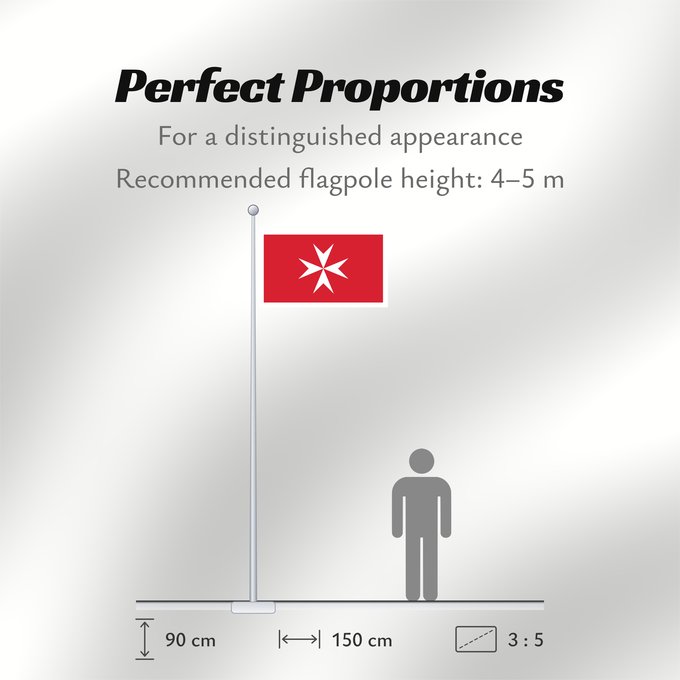 Flag Proportions: Malta	Malte