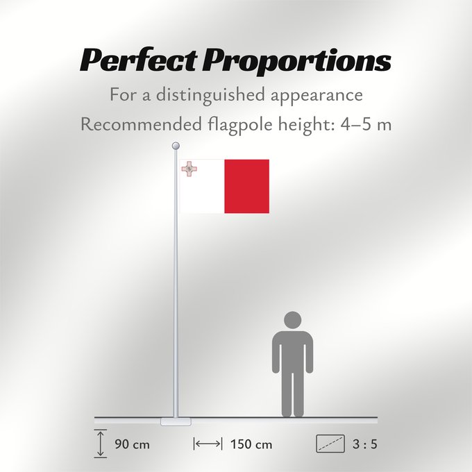 Flag Proportions: Malta Malte Сцяг Мальты Maltas Ta Malta Флаг Мальты Прапор Мальти