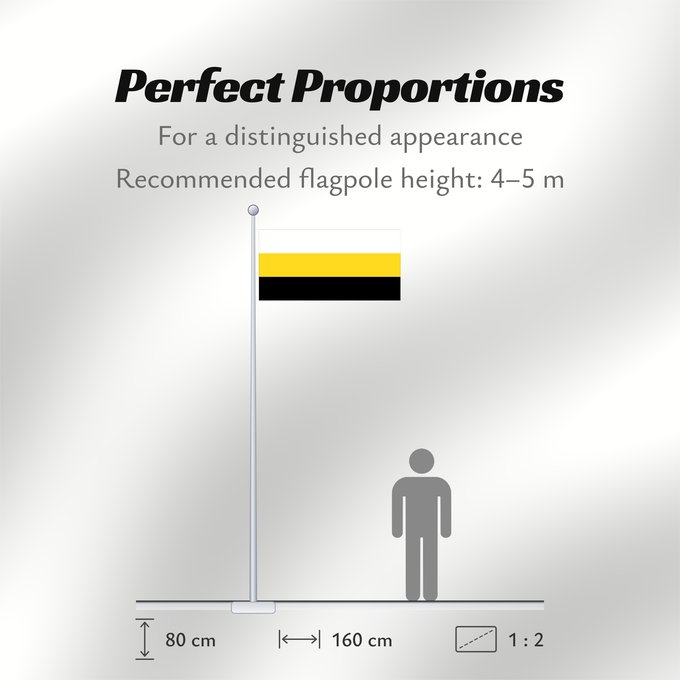 Flag Proportions: Perak Malaysian state of Perak