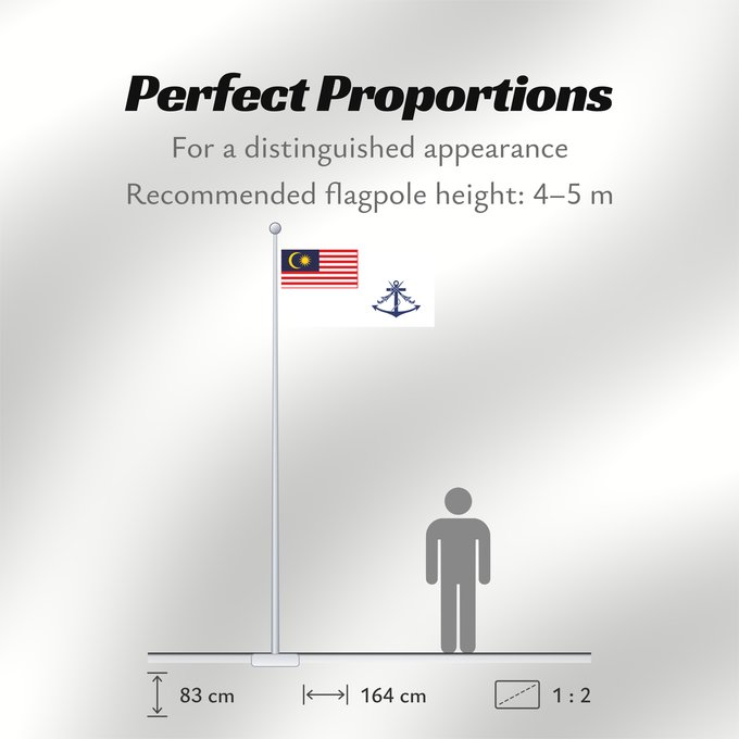 Flag Proportions: Naval Ensign of Malaysia