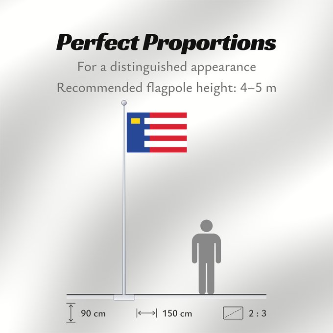 Flag Proportions: Baarle-Nassau