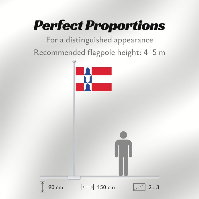 Flag Proportions: Houten Houten, Utrecht, the Netherlands Houten, Utrecht, les Pays-Bas Houten, Utrecht, Nederland
