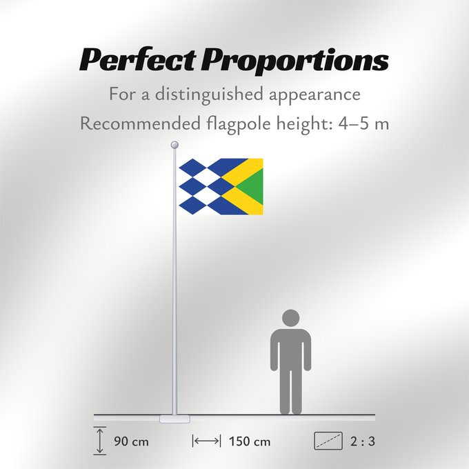 Flag Proportions: Korendijk	Dutch municipality of Korendijk