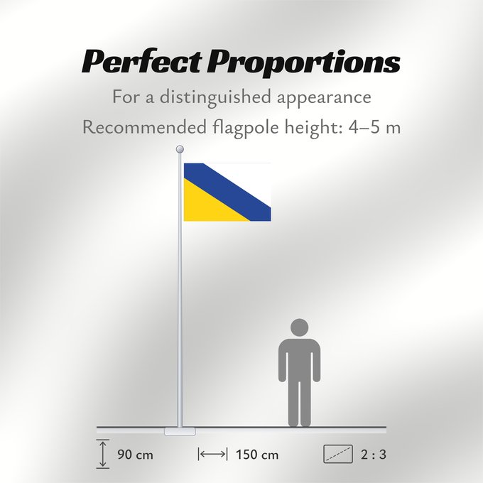 Flag Proportions: Ommen	Dutch municipality of Ommen