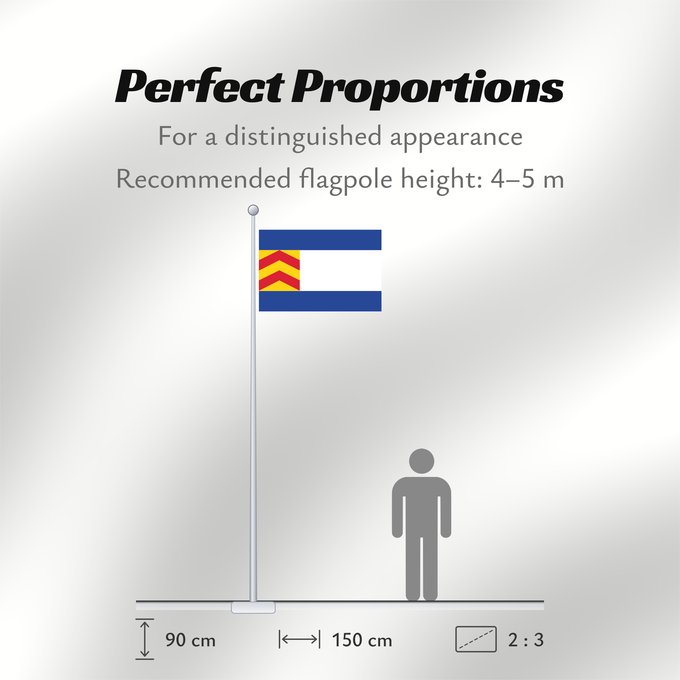 Flag Proportions: Oud-Beijerland Oud-Beijerland, North Holland, the Netherlands Oud-Beijerland, Noord-Holland, Nederland