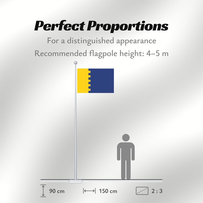 Flag Proportions: Reiderland Dutch municipality of Reiderland