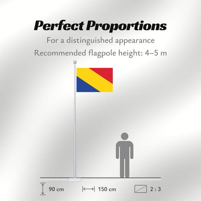 Flag Proportions: Rheden Dutch municipality of Rheden