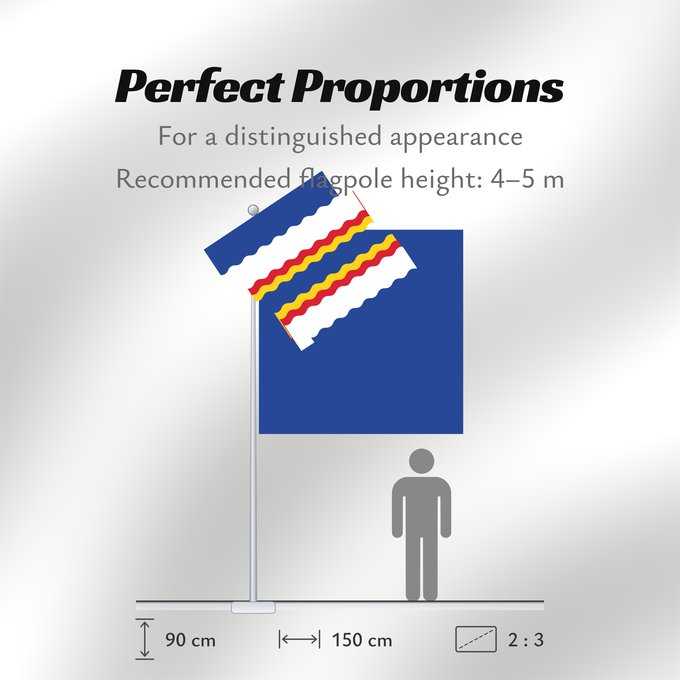 Flag Proportions: Ten Boer	Dutch municipality of Ten Boer