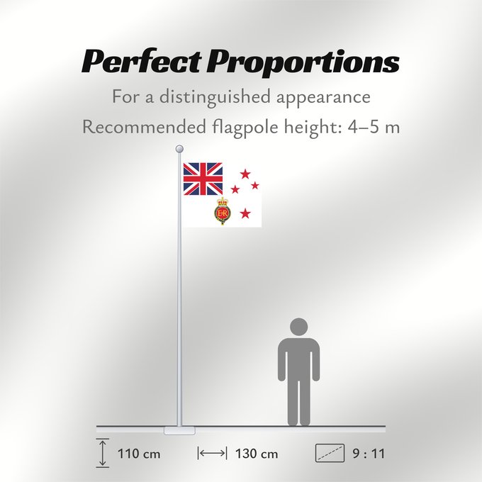 Flag Proportions: Queen s Colour for Royal New Zealand Navy
