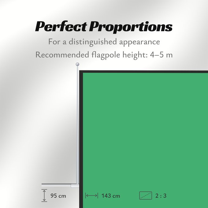 Flag Proportions: Jastrzębie Zdrój flaga