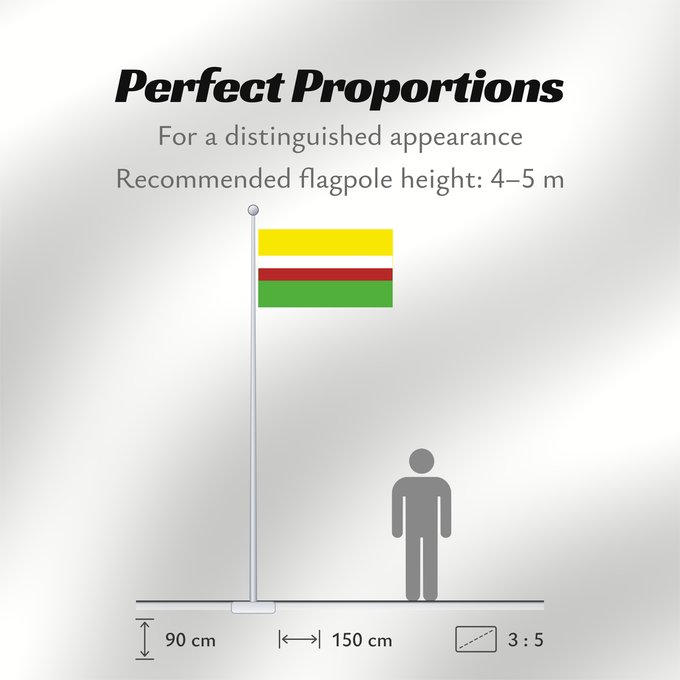 Flag Proportions: Lubuskie flaga