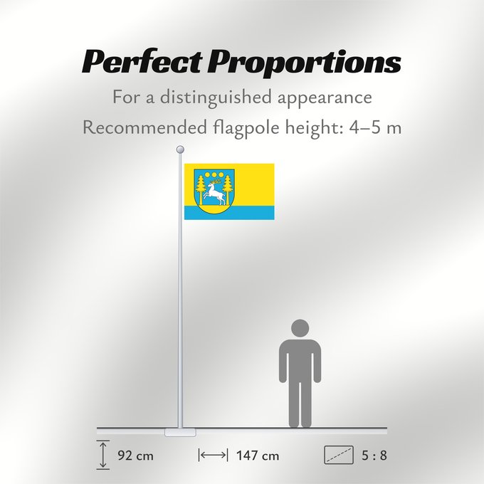 Flag Proportions: POL gmina Domaszowice