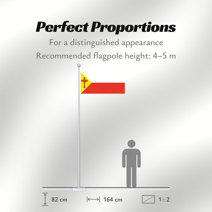 Flag Proportions: POL gmina Skarżysko Kościelne