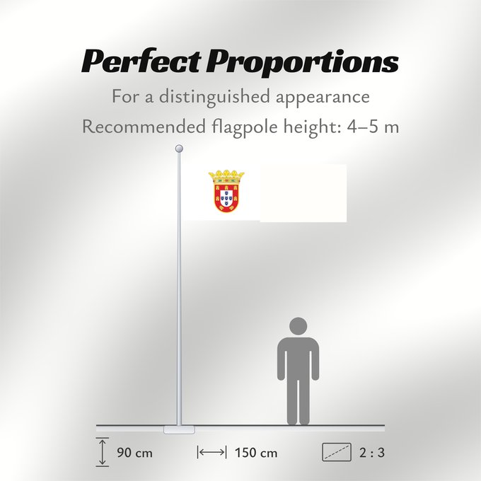 Flag Proportions: Portugal  1521	Portugal (1521-1578)	Portogallo (1521-1578)	Portugal  1521-1578