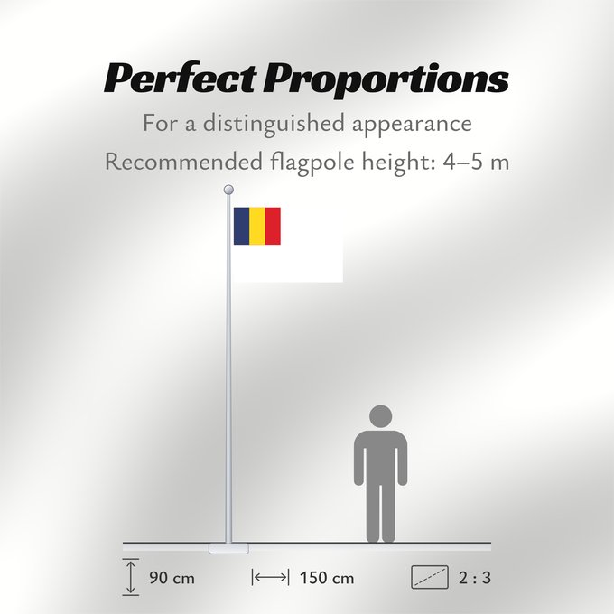 Flag Proportions: Ministers of Romania early 1990s Ministers of Romania (early 1990s) Drapeau des ministres de Roumanie (début des années 1990) Bandera de los Ministros de Rumania (principios de la década de 1990) Ministerflagge Rumäniens (frühe 1990er) Bandiera dei Minis
