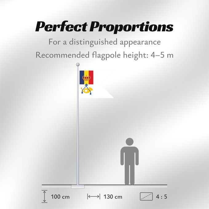 Flag Proportions: Postal Flag of the Romanian Maritime Service 1939 Postal Flag of the Romanian Maritime Service %281939%29