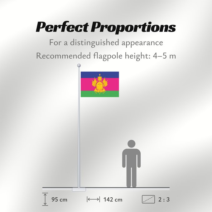 Flag Proportions: Krasnodar Krai	Krasnodar Krai 	Kraï de Krasnodar	Krai de Krasnodar	Krasnodar krai	Kraj di Krasnodar
