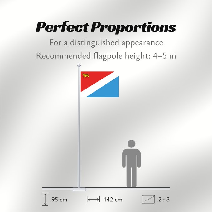 Flag Proportions: Primorsky Krai Kraï du Primorie Krai de Primorie Primorski Krai