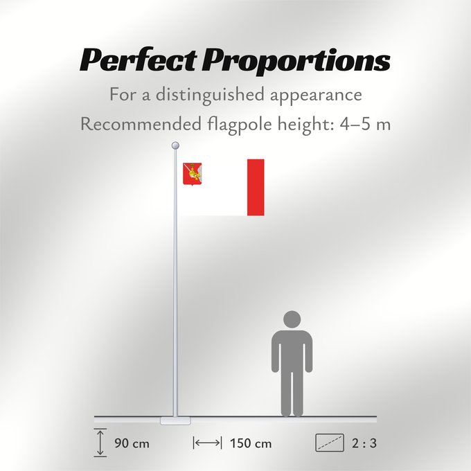Flag Proportions: Vologda Oblast Vologda Oblast Oblast de Vologda Óblast de Vólogda Oblast Wologda