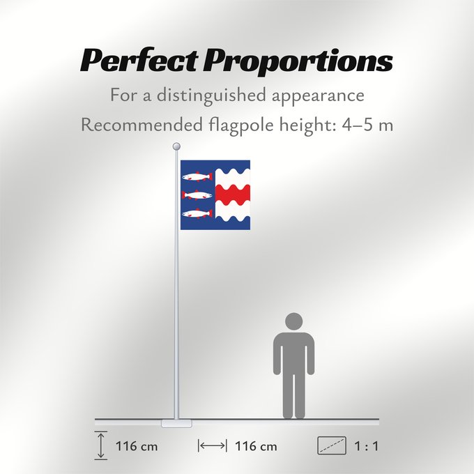 Flag Proportions: Västernorrlands län