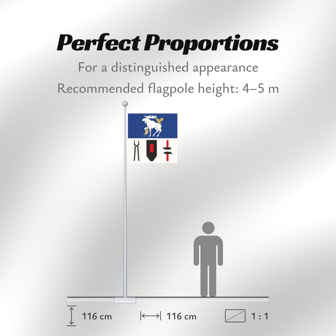 Flag Proportions: Jämtlands län