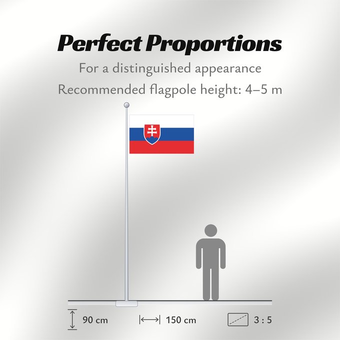 Flag Proportions: Slovakia Slovakia. Image from here, colors Slovaquie Eslovaquia Slowakei Slovacchia Slowakije Eslováquia Słowacji Сцяг Славакіі Национално знаме на Словакия Slovačke Slovenská vlajka Slovakiets Σημαία της Σλοβακίας Slovaki lipp Slovakian Slóvaice Szlováki