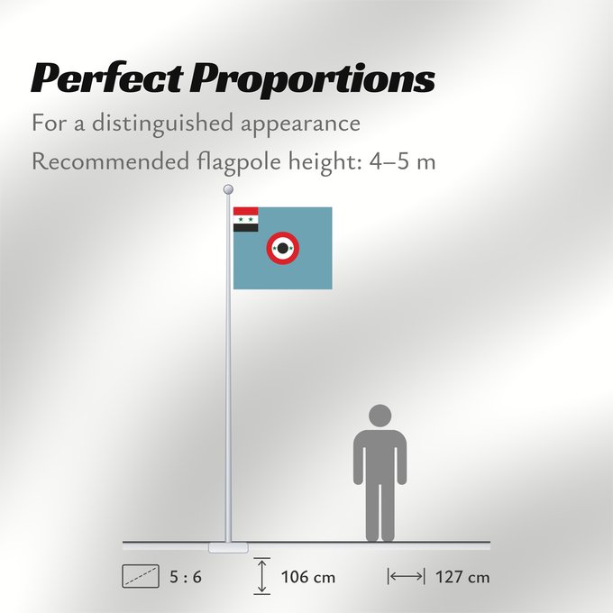 Flag Proportions: Syrian Air Force Ensign