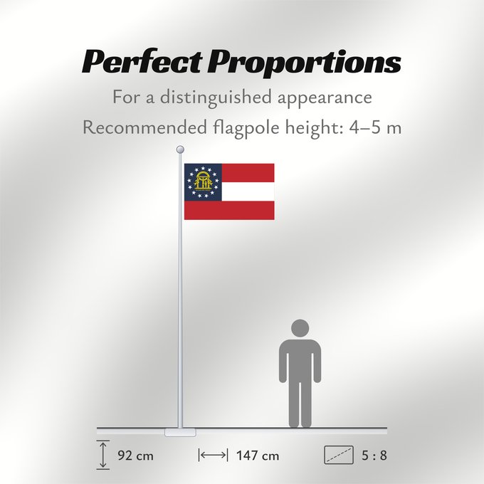 Flag Proportions: State of Georgia Georgia