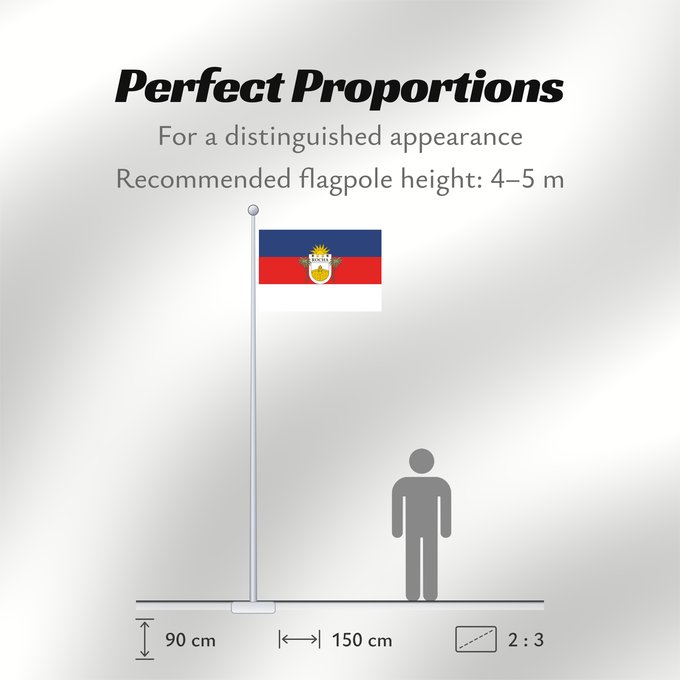 Flag Proportions: Rocha Department Rocha Departamento de Rocha, Uruguay Rocha