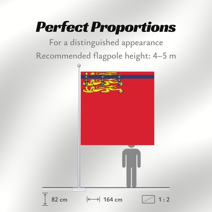Flag Proportions: Duchy of Lancaster Duché de Lancaster Ducado de Lancaster Herzogtum Lancaster Ducato di Lancaster
