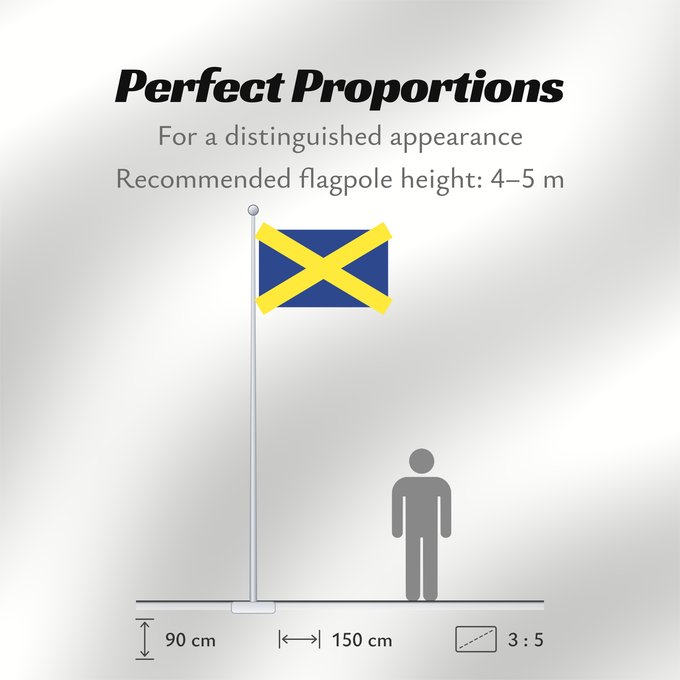 Flag Proportions: FlagOfStAlbans-PS01	St Albans