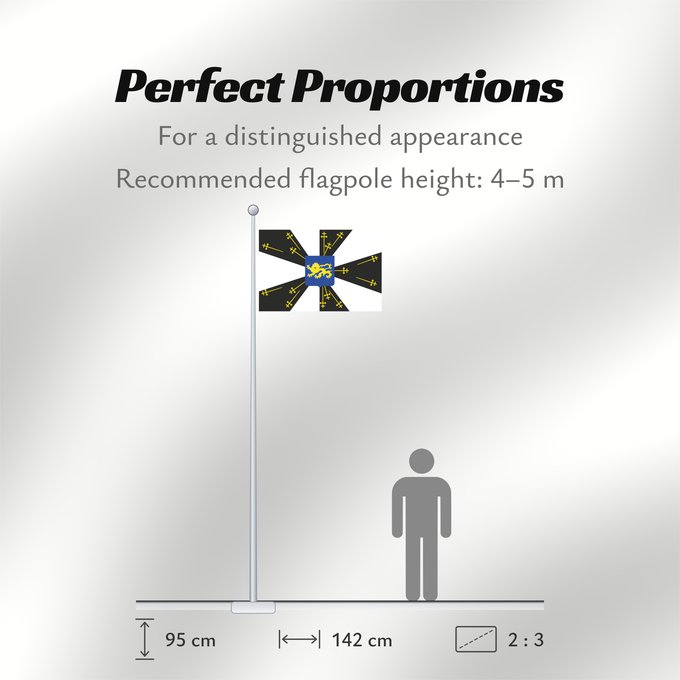 Flag Proportions: Galmaarden vlag Galmaarden