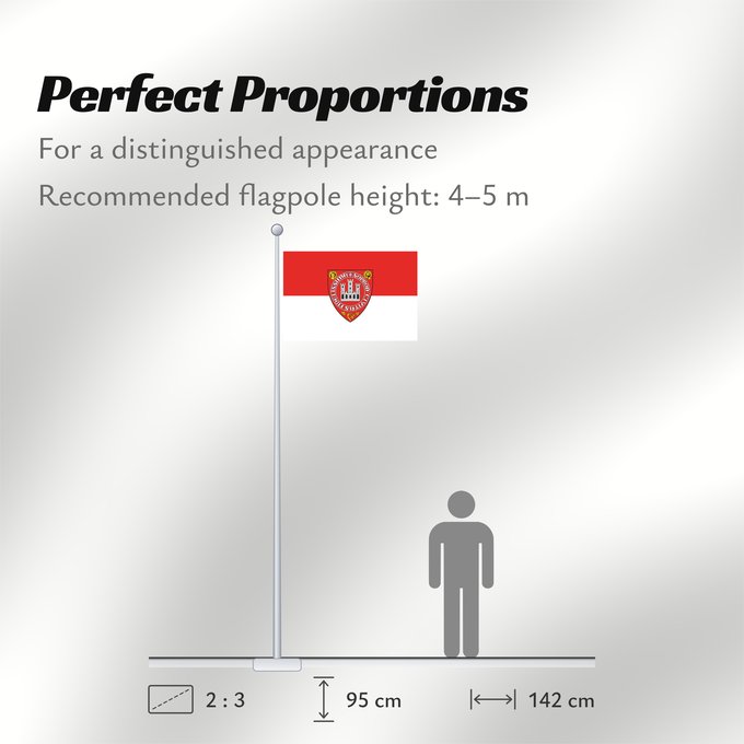 Flag Proportions: HUN Sopron	Sopron, Hungary	Sopron in Ungarn